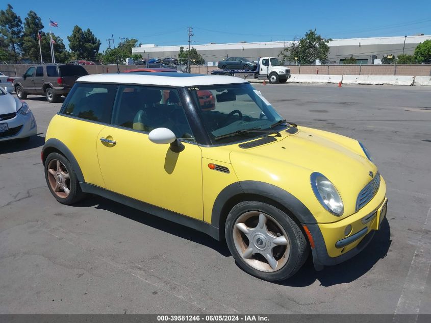 2004 Mini Cooper VIN: WMWRC33454TJ63078 Lot: 39581246