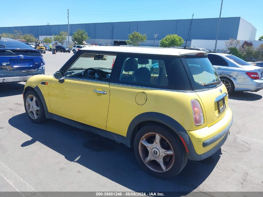 2004 Mini Cooper VIN: WMWRC33454TJ63078 Lot: 39581246