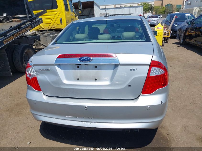 2010 Ford Fusion Sel VIN: 3FAHP0JA4AR315865 Lot: 39581249