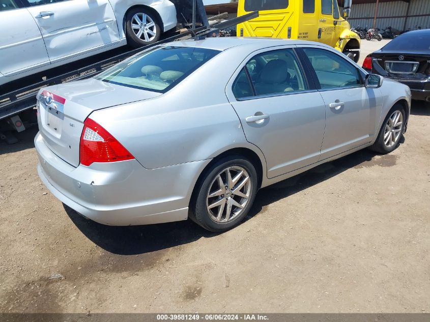 2010 Ford Fusion Sel VIN: 3FAHP0JA4AR315865 Lot: 39581249