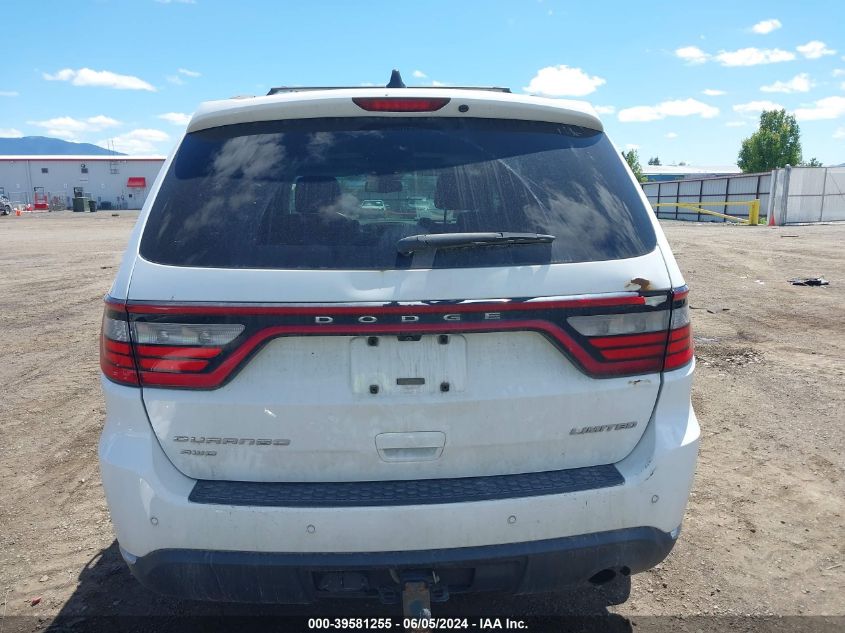 2016 Dodge Durango Limited VIN: 1C4RDJDGXGC394611 Lot: 39581255