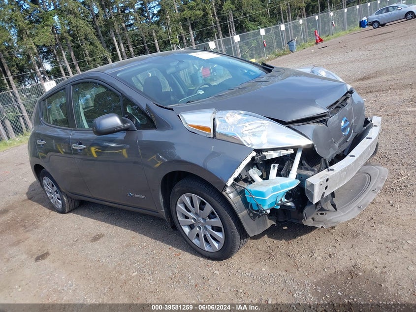 2017 Nissan Leaf S VIN: 1N4BZ0CP2HC309010 Lot: 39581259