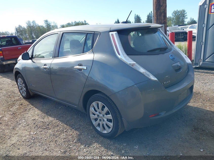 2017 Nissan Leaf S VIN: 1N4BZ0CP2HC309010 Lot: 39581259