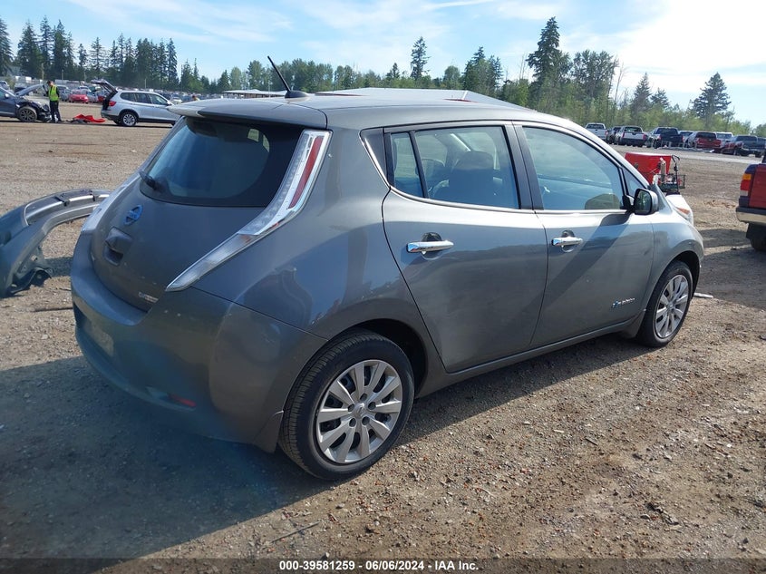 2017 Nissan Leaf S VIN: 1N4BZ0CP2HC309010 Lot: 39581259