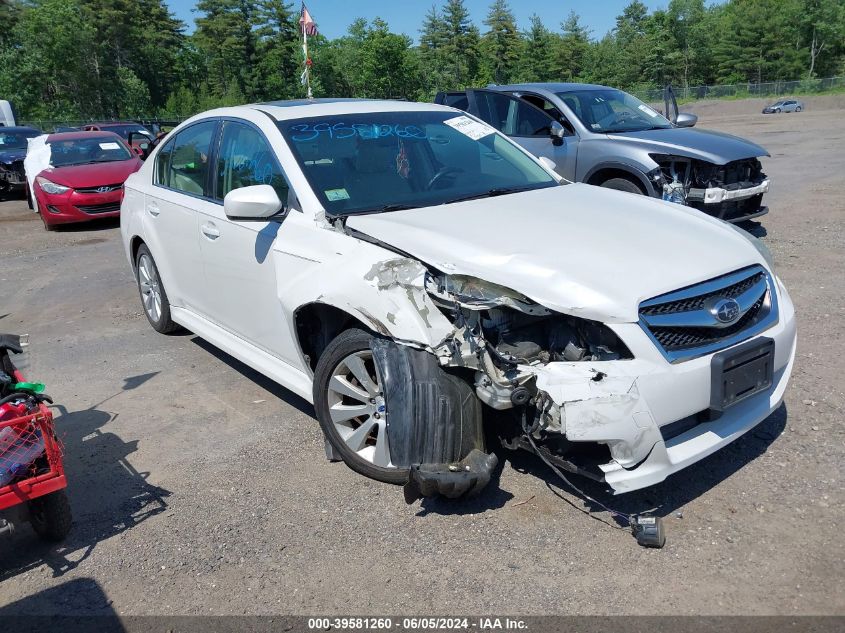 2012 Subaru Legacy 3.6R Limited VIN: 4S3BMDK6XC2025180 Lot: 39581260