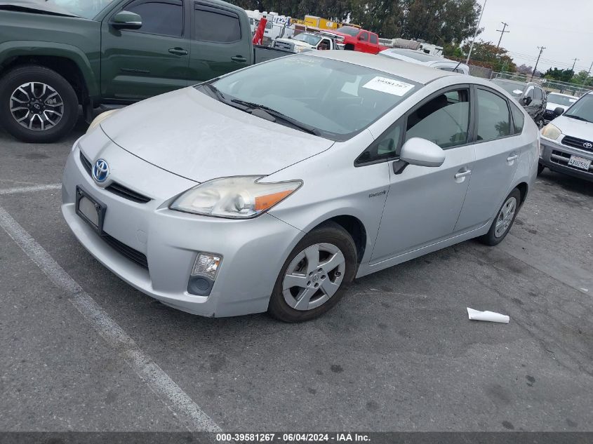 2011 Toyota Prius Two VIN: JTDKN3DU9B1366786 Lot: 39581267