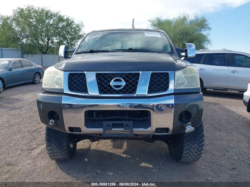 2004 Nissan Titan Se VIN: 1N6AA07A34N547589 Lot: 39581286