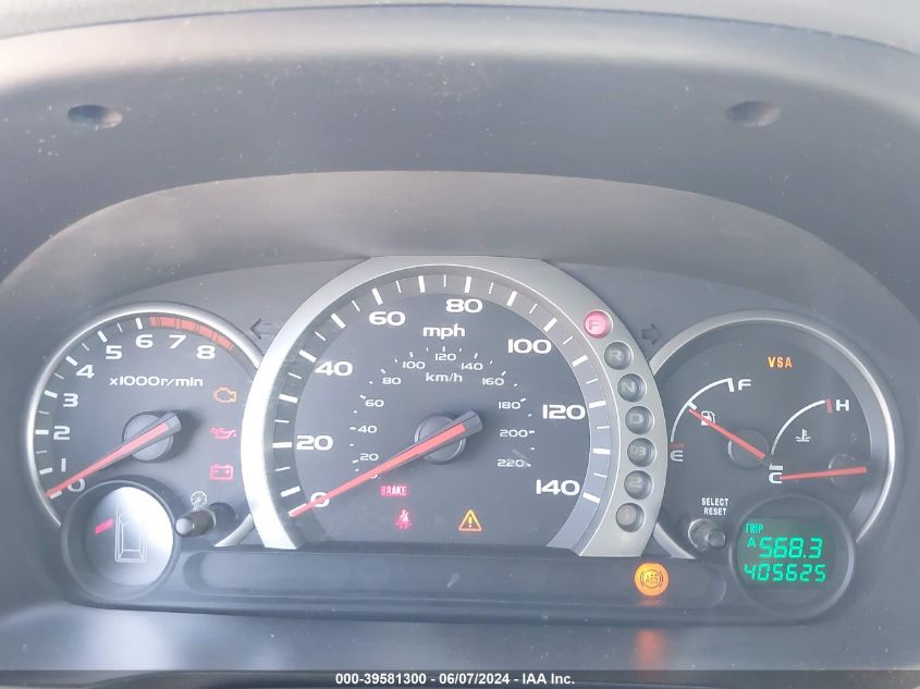 2005 Honda Pilot Ex-L VIN: 2HKYF18505H565706 Lot: 39581300