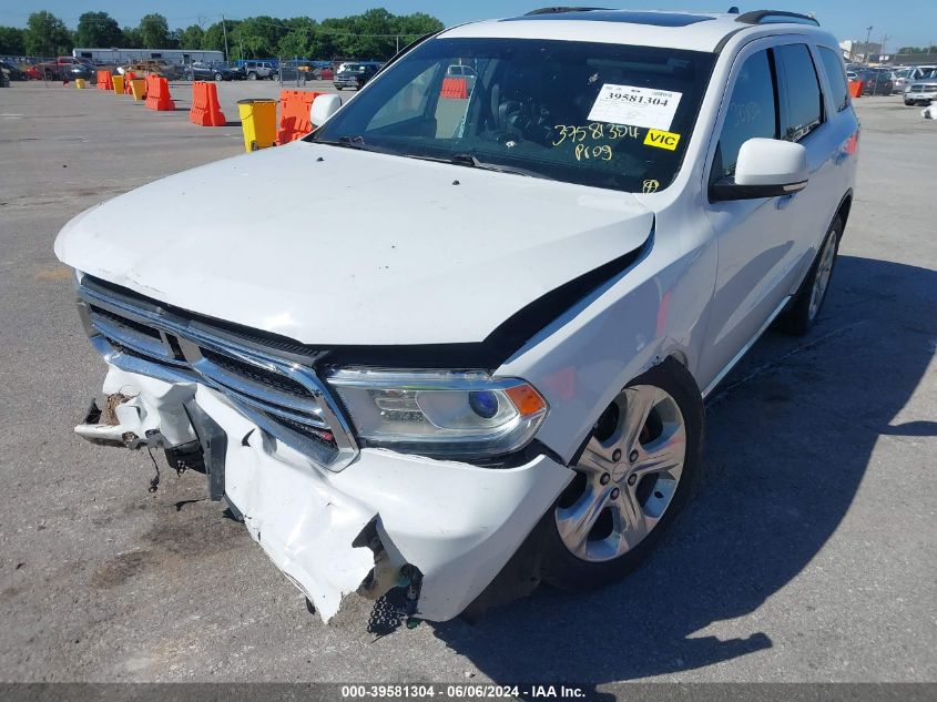 2015 Dodge Durango Limited VIN: 1C4RDJDG7FC921454 Lot: 39581304