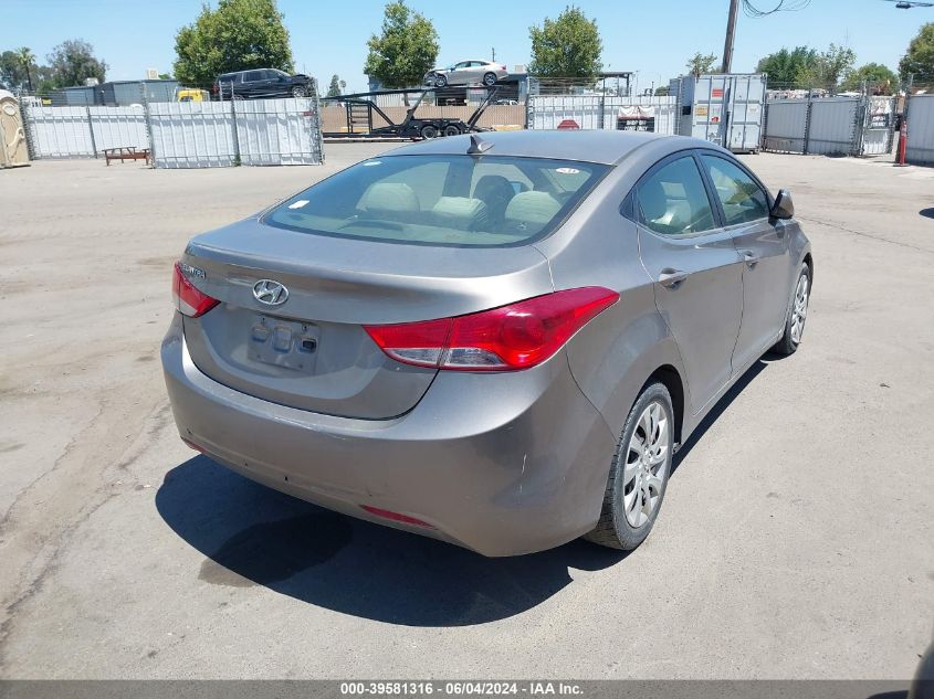 2012 Hyundai Elantra Gls VIN: 5NPDH4AE3CH140305 Lot: 39581316