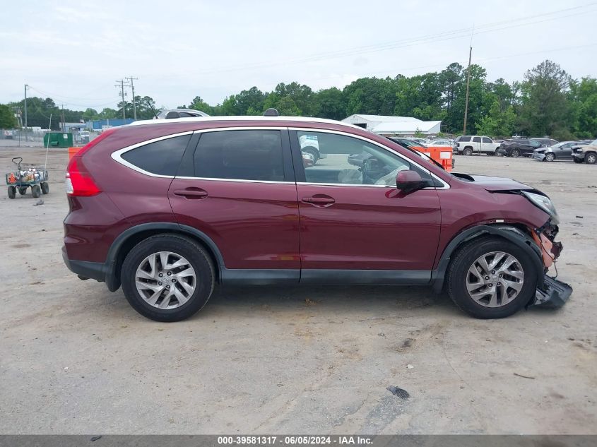 2015 Honda Cr-V Ex-L VIN: 2HKRM3H79FH535967 Lot: 39581317