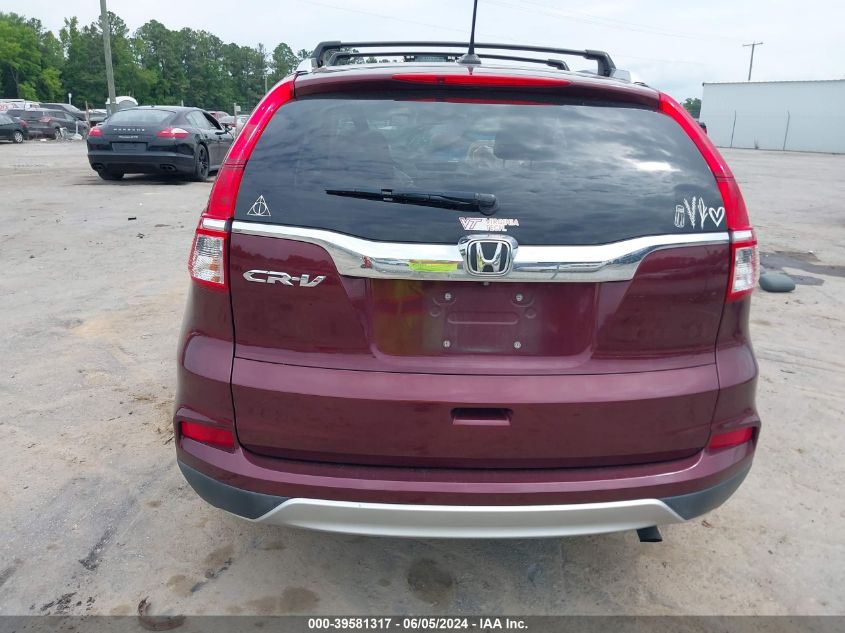 2015 Honda Cr-V Ex-L VIN: 2HKRM3H79FH535967 Lot: 39581317