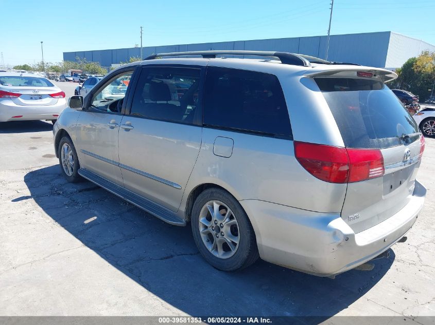 2005 Toyota Sienna Xle Limited VIN: 5TDBA22C05S037160 Lot: 39581353