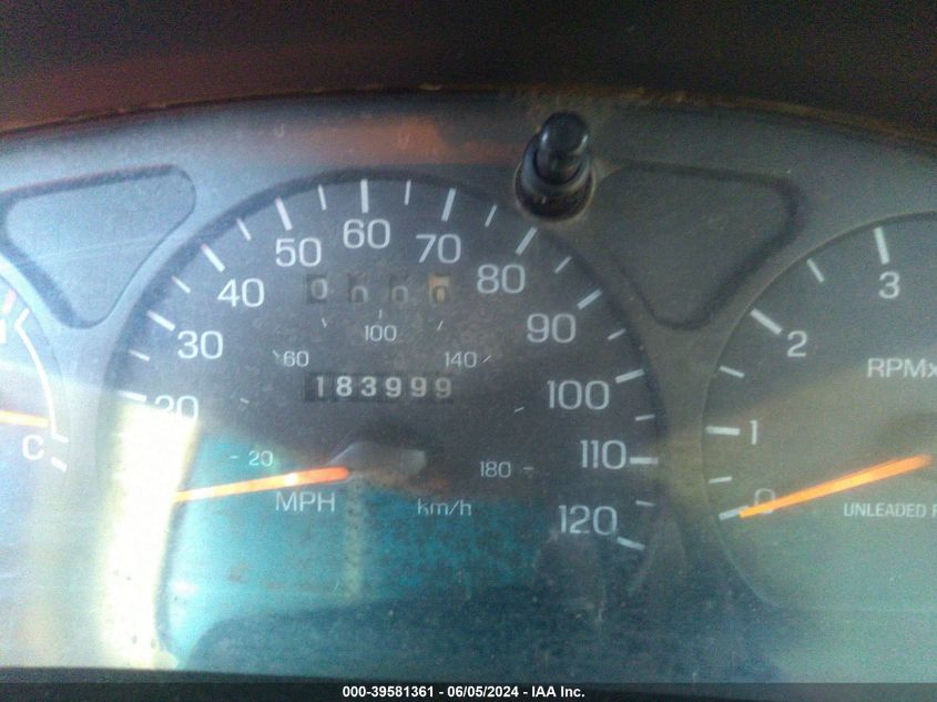 1998 Ford Taurus Se Comfort VIN: 1FAFP53S0WA218058 Lot: 39581361