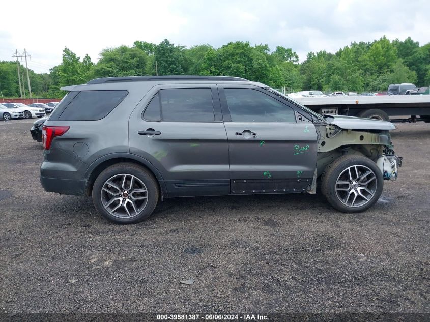 2017 Ford Explorer Sport VIN: 1FM5K8GT1HGA96766 Lot: 39581387