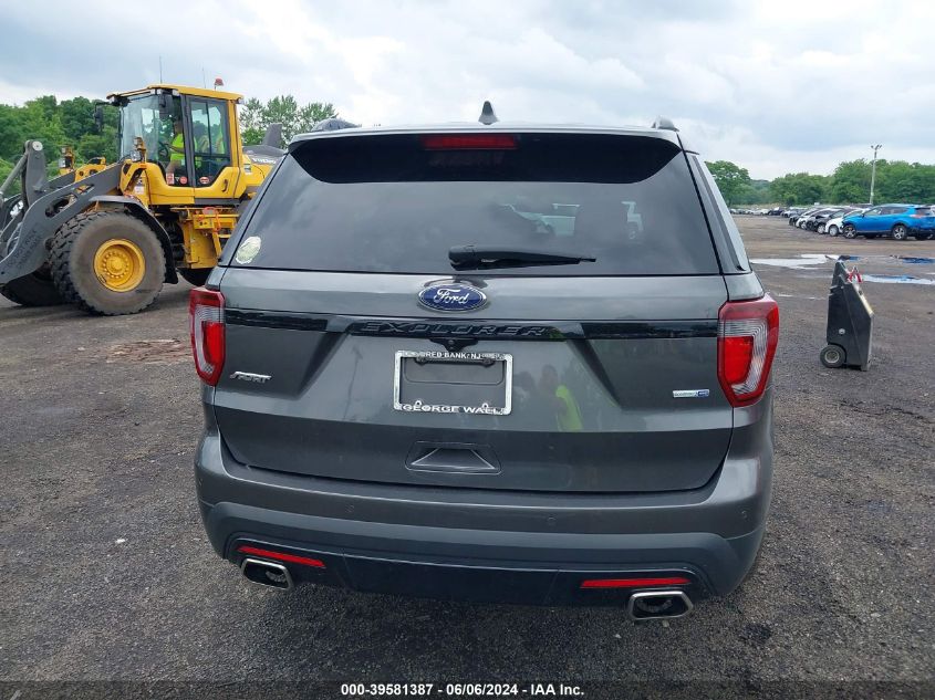 2017 Ford Explorer Sport VIN: 1FM5K8GT1HGA96766 Lot: 39581387