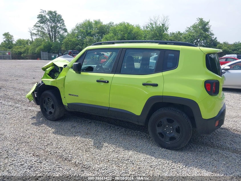 VIN ZACCJBAB4JPH68145 2018 JEEP RENEGADE SPORT