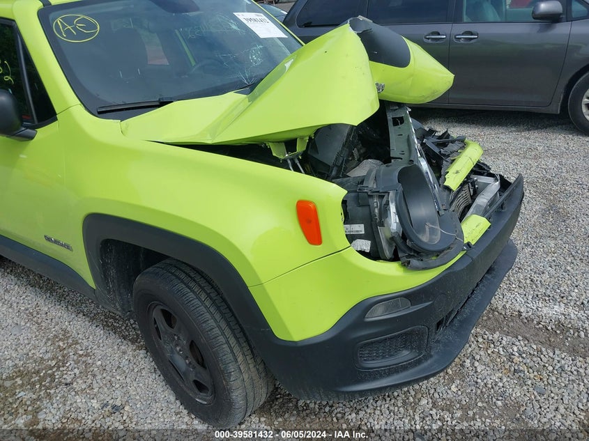 VIN ZACCJBAB4JPH68145 2018 JEEP RENEGADE SPORT