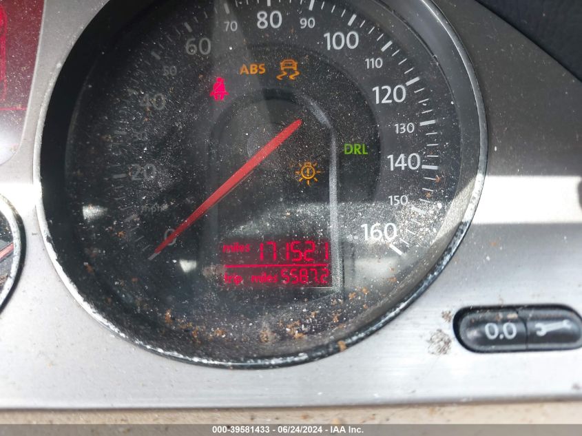 2008 Volkswagen Passat Komfort VIN: WVWAK73C58P111160 Lot: 39581433