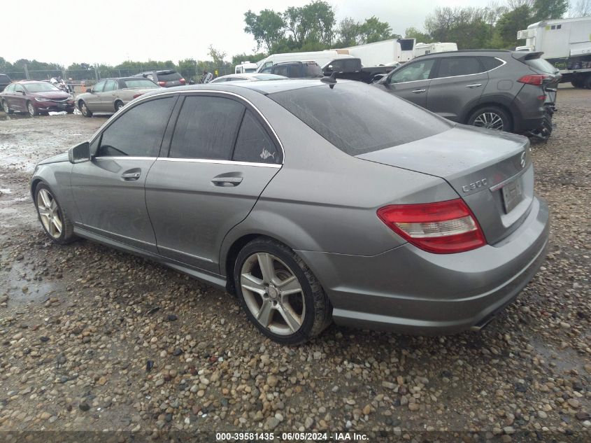 2011 Mercedes-Benz C 300 300 4Matic VIN: WDDGF8BB3BR181156 Lot: 39581435