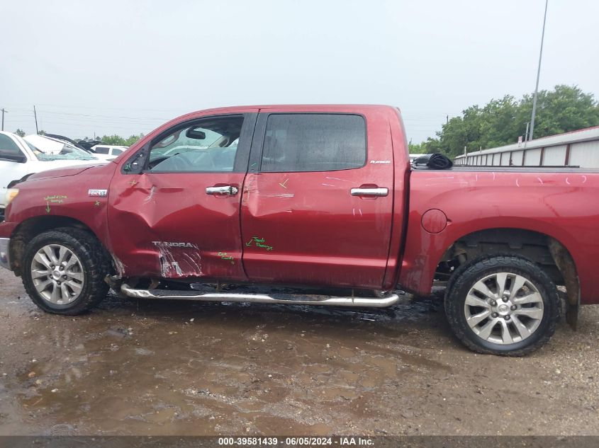 2010 Toyota Tundra Limited 5.7L V8 VIN: 5TFHW5F17AX100233 Lot: 39581439