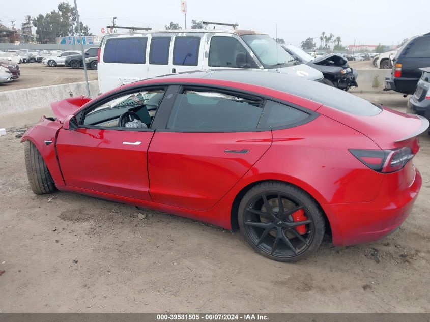 2018 Tesla Model 3 Long Range/Performance VIN: 5YJ3E1EB8JF083565 Lot: 39581505