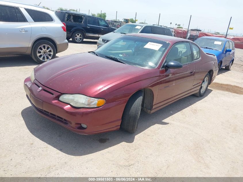 2002 Chevrolet Monte Carlo Ss VIN: 2G1WX15K529127625 Lot: 39581503