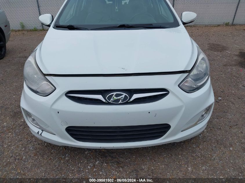 2013 Hyundai Accent Se VIN: KMHCU5AE6DU078267 Lot: 39581502
