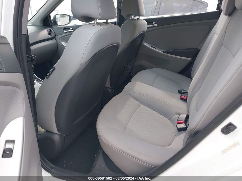 2013 Hyundai Accent Se VIN: KMHCU5AE6DU078267 Lot: 39581502