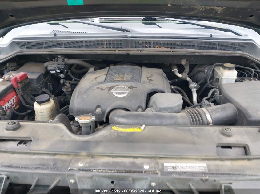 2010 Nissan Titan Se VIN: 1N6BA0ED8AN304664 Lot: 39581512