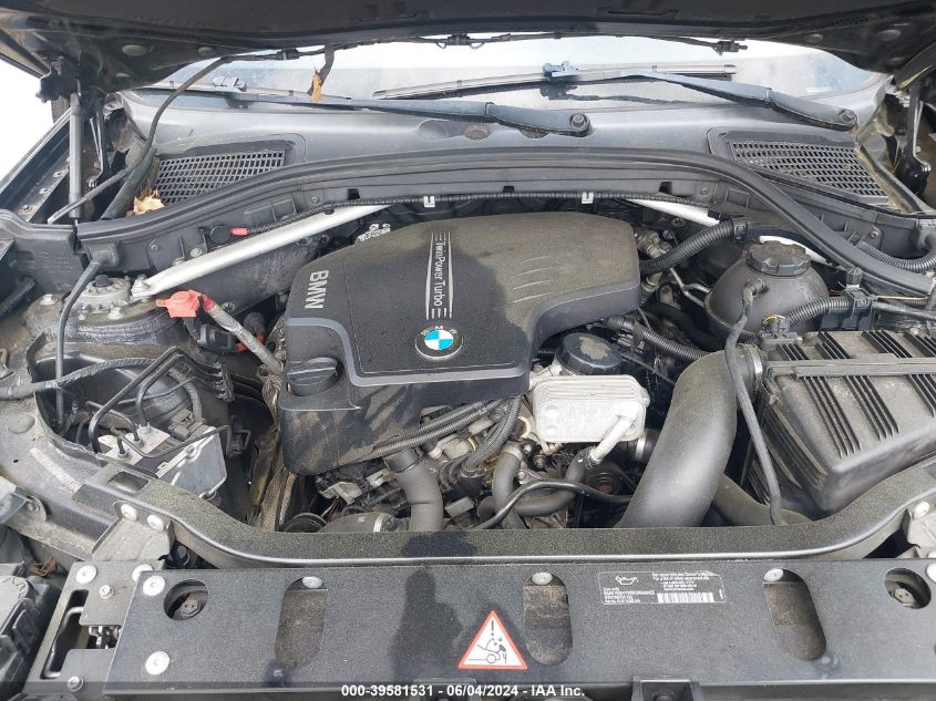 2013 BMW X3 xDrive28I VIN: 5UXWX9C53D0A27735 Lot: 39581531