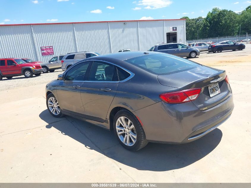 2015 Chrysler 200 Limited VIN: 1C3CCCAB6FN666320 Lot: 39581539