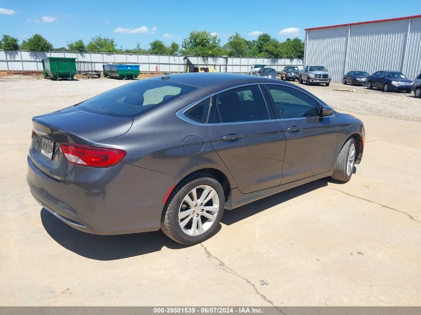 2015 Chrysler 200 Limited VIN: 1C3CCCAB6FN666320 Lot: 39581539