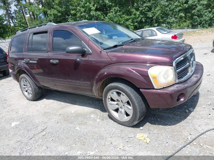 2005 Dodge Durango Slt VIN: 1D4HB48N25F526383 Lot: 39581540