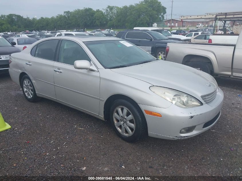 2003 Lexus Es 300 VIN: JTHBF30G130109365 Lot: 39581545