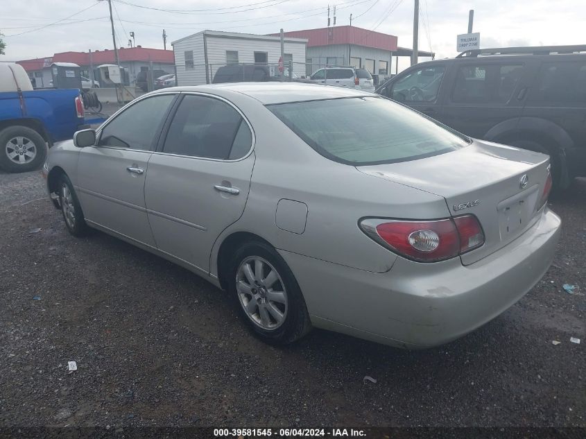 2003 Lexus Es 300 VIN: JTHBF30G130109365 Lot: 39581545