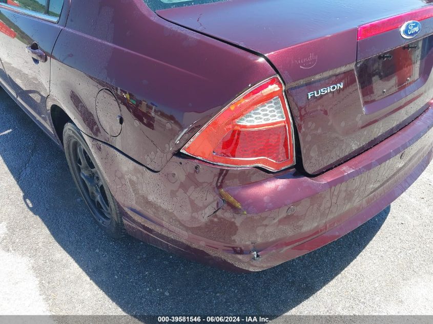 2011 Ford Fusion Se VIN: 3FAHP0HA7BR184387 Lot: 39581546