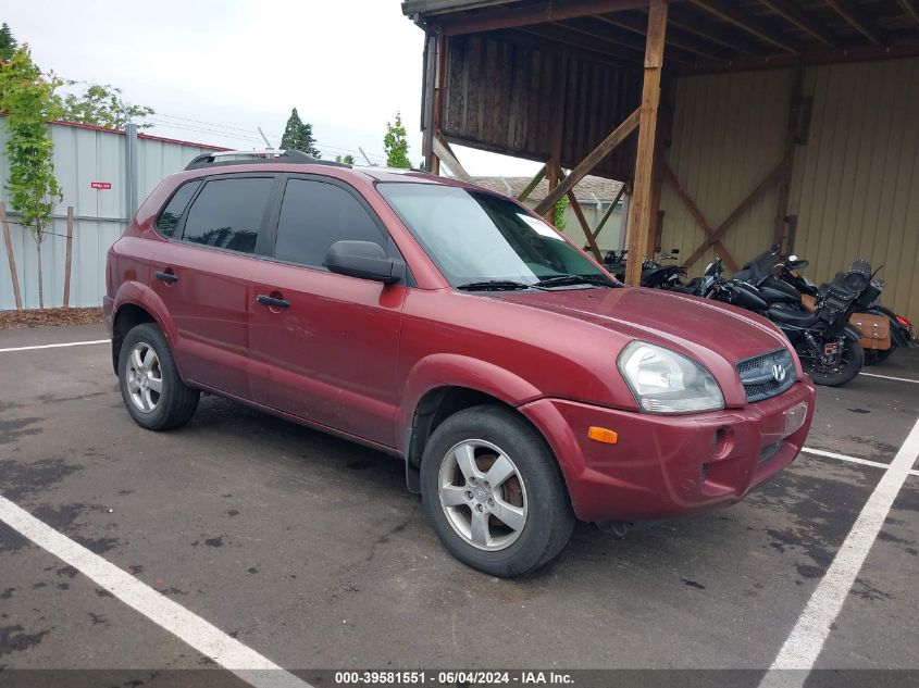 2005 Hyundai Tucson Gl VIN: KM8JM12B95U069584 Lot: 39581551