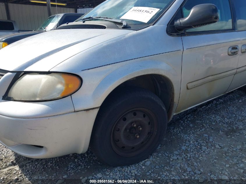 2005 Dodge Grand Caravan Se VIN: 2D4GP24R45R110094 Lot: 39581562