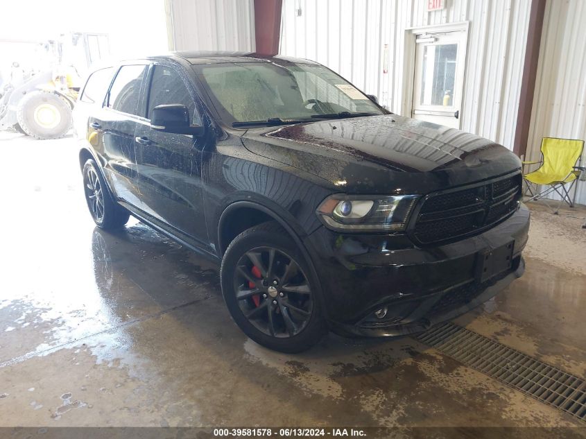 2017 Dodge Durango Gt Awd VIN: 1C4RDJDG1HC839982 Lot: 39581578