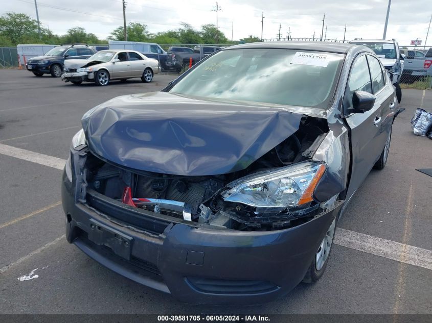 2015 Nissan Sentra Sv VIN: 3N1AB7AP0FY356632 Lot: 39581705