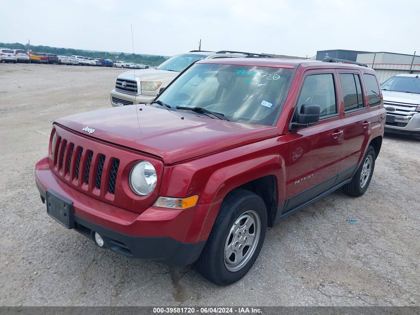 2016 JEEP PATRIOT SPORT - 1C4NJPBA0GD810796