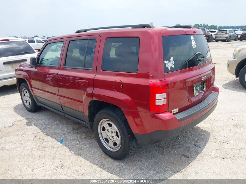 2016 JEEP PATRIOT SPORT - 1C4NJPBA0GD810796
