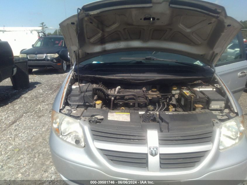 2005 Dodge Caravan Sxt VIN: 1D4GP45R25B140087 Lot: 39581746