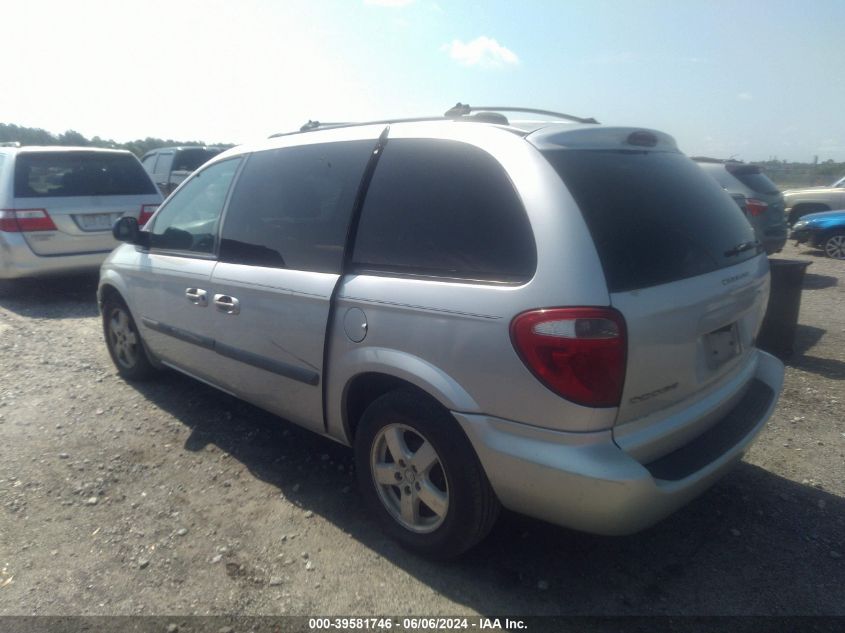 2005 Dodge Caravan Sxt VIN: 1D4GP45R25B140087 Lot: 39581746