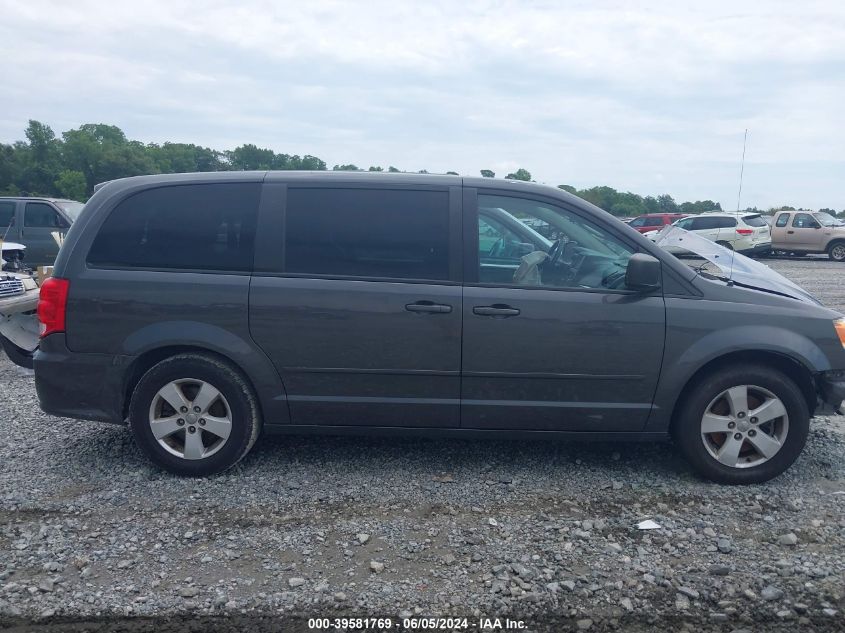 2017 Dodge Grand Caravan Se VIN: 2C4RDGBG8HR617369 Lot: 39581769