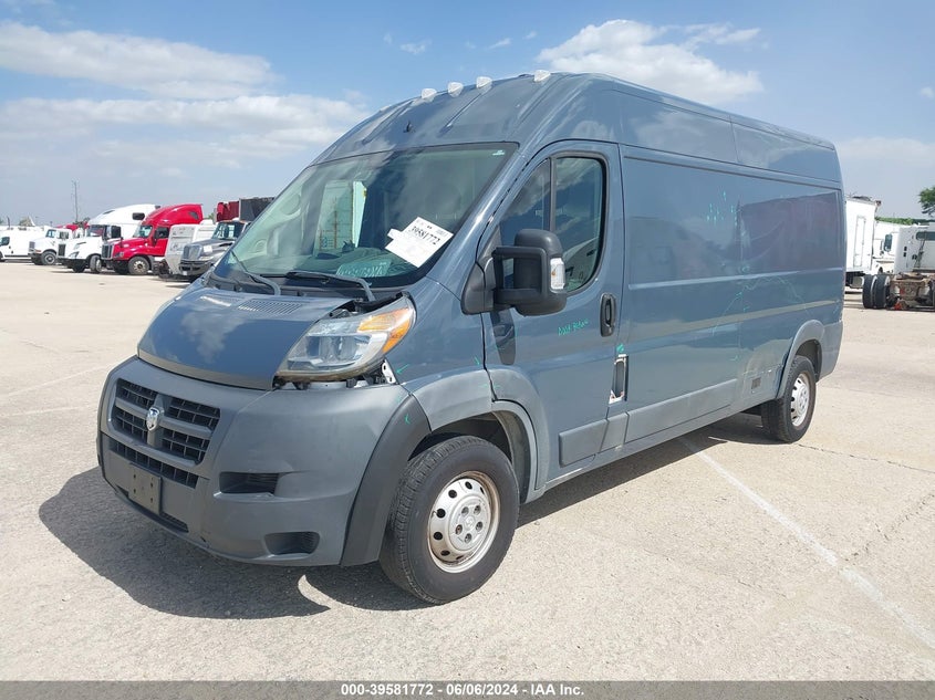 2018 Ram Promaster 2500 High Roof 159 Wb VIN: 3C6TRVDG0JE160502 Lot: 39581772