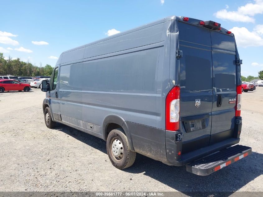 2020 Ram Promaster 3500 Cargo Van High Roof 159 Wb Ext VIN: 3C6URVJG9LE116879 Lot: 39581777