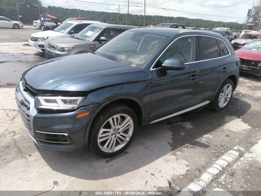 2018 Audi Q5 2.0T Premium/2.0T Tech Premium VIN: WA1CNAFY3J2167888 Lot: 39581793