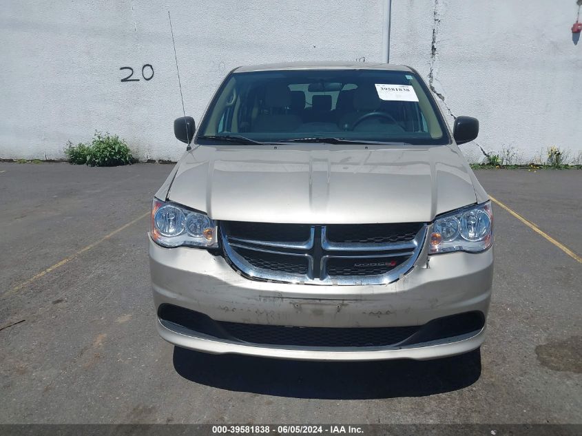 2013 Dodge Grand Caravan Se VIN: 2C4RDGBG0DR794685 Lot: 39581838